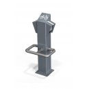 E-Bike Charging Station with integrated bike locking arms by Larkin Engineering